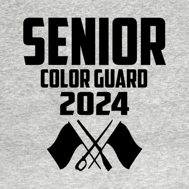 2024 Senior Color Guard Class of 2024 Marching Band Flag by Giftyshoop